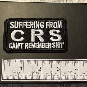 Biker Motorcycle - Funny Memes - Iron On / Sew-On Embroidered Patch